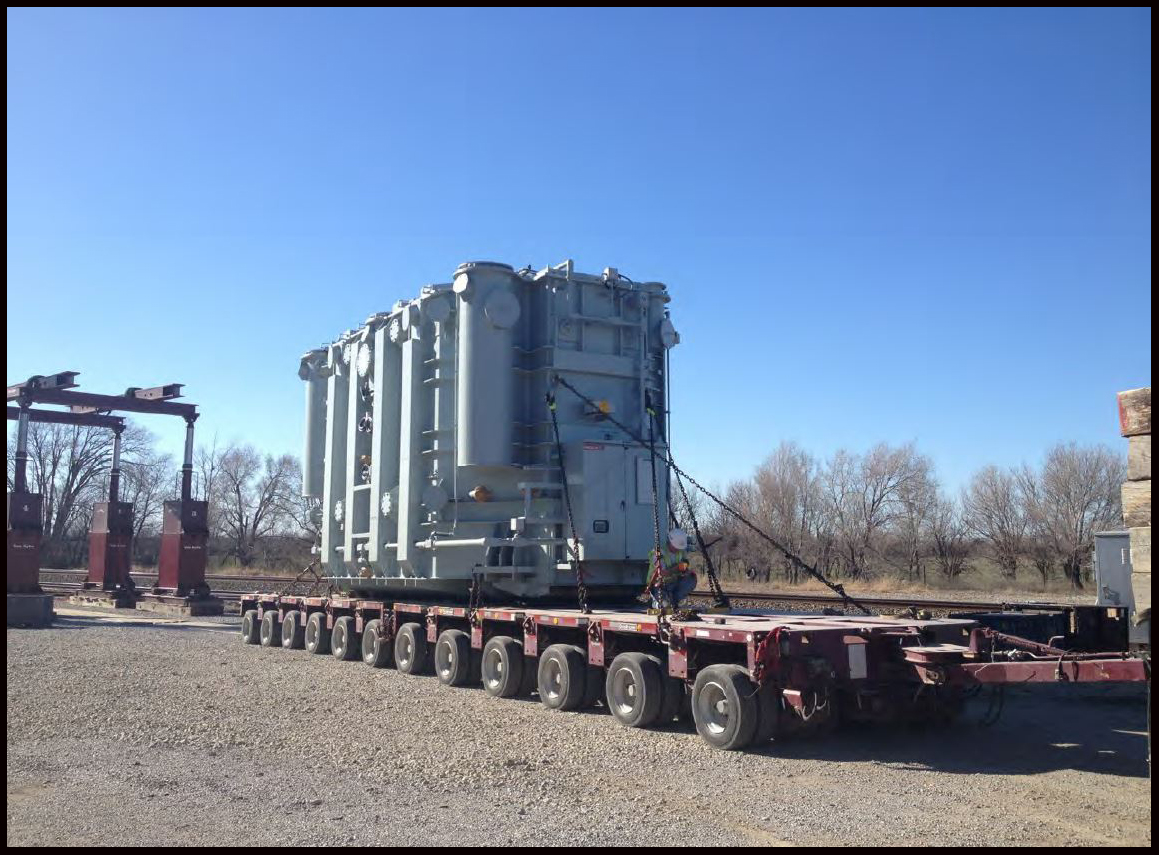 Transport & Rigging of Transformer to Rose Hill, KS Transport & Rigging of Transformer to Rose Hill, KS