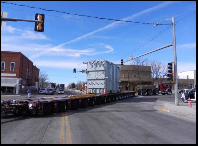 Transport & Rigging of Transformer to Cimarron, KS Transport & Rigging of Transformer to Cimarron, KS