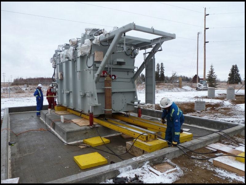 Transport & Rigging of Transformer to Entwistle, AB Transport & Rigging of Transformer to Entwistle, AB