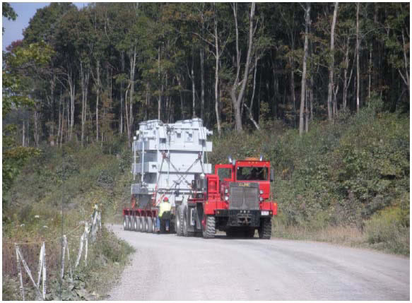 Transport & Rigging of Transformer to Rupert, WV Transport & Rigging of Transformer to Rupert, WV