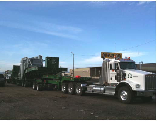 Transport & Rigging of Transformer to Ellensburg, WA Transport & Rigging of Transformer to Ellensburg, WA