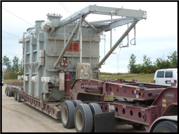 Transport & Rigging of Transformer to Conklin, AB Transport & Rigging of Transformer to Conklin, AB