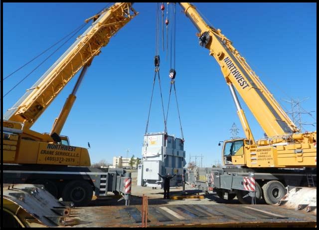 Transport & Rigging of Transformer to Anadarko, OK Transport & Rigging of Transformer to Anadarko, OK